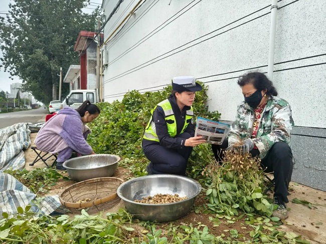 交通安全百日行动 | 秋收农忙“丰”景在望 守护平安“警”紧相随