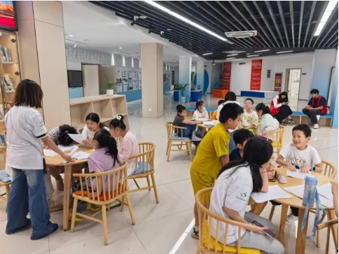 淮安大学生科学院“青衿书香志愿者队”走进长西街道党群服务中心开展阅读种子志愿服务活动 image.png